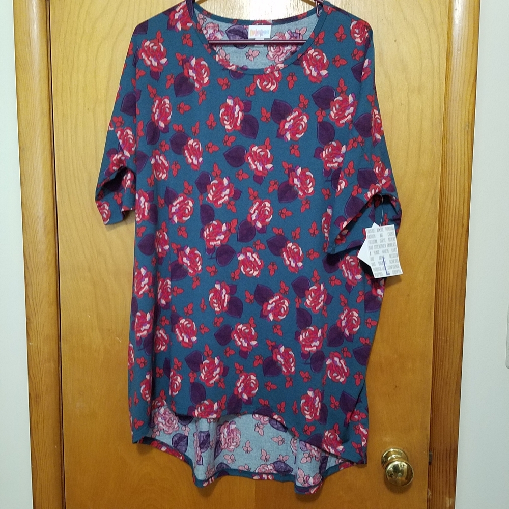 LuLaRoe Red Rose Irma